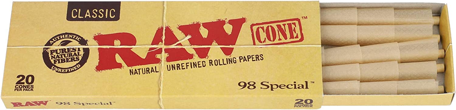 RAW Cones 98 Special 20ct (Pack of 12) - Tubes RAW wholesale supplier Aonecostumer