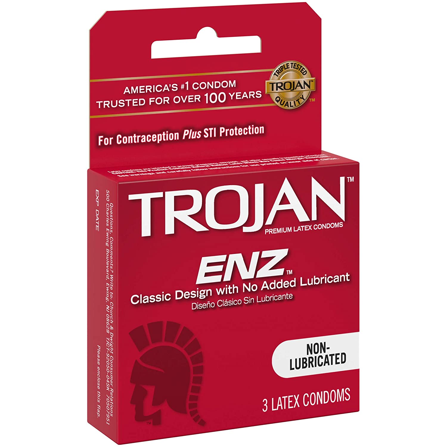 TROJAN Condom Regular 3s 6 Per Package - Family Planning TROJAN wholesale supplier Aonecostumer