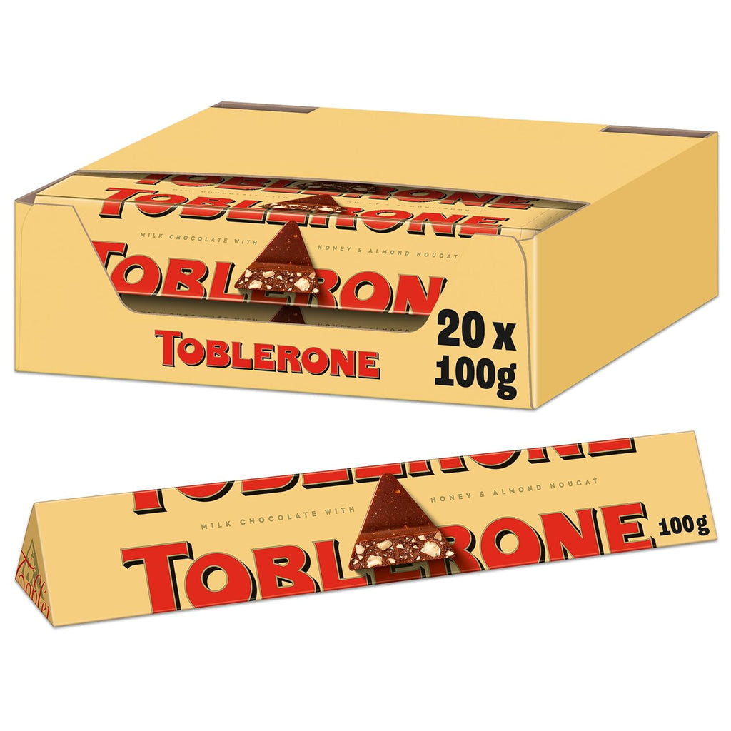 Toblerone Milk Chocolate 20-100g - City Plus Cash And Carry wholesale supplier Aonecostumer