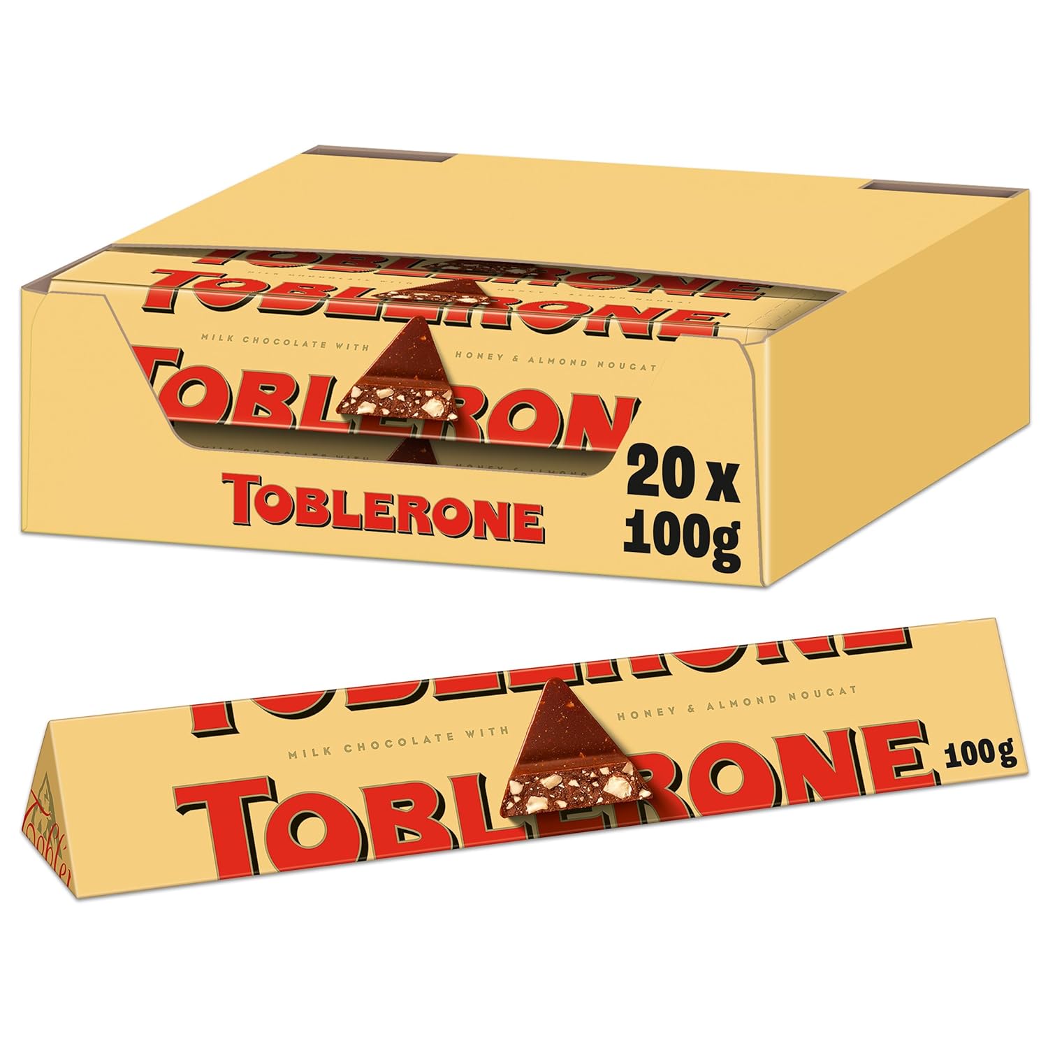 Toblerone Milk Chocolate 20-100g - City Plus Cash And Carry wholesale supplier Aonecostumer
