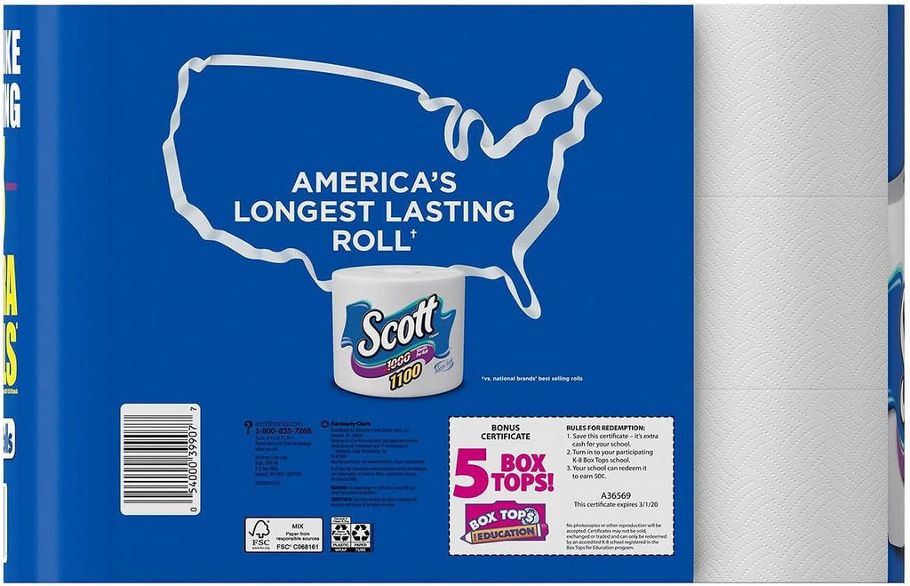 Scott bath paper 36 rolls - My Store wholesale supplier Aonecostumer