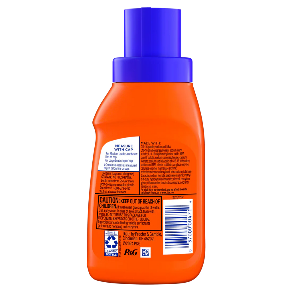 Tide Liq. 2X Original 6-loads - 10oz/12pk - A1 WHOLESALE LLC wholesale supplier Aonecostumer