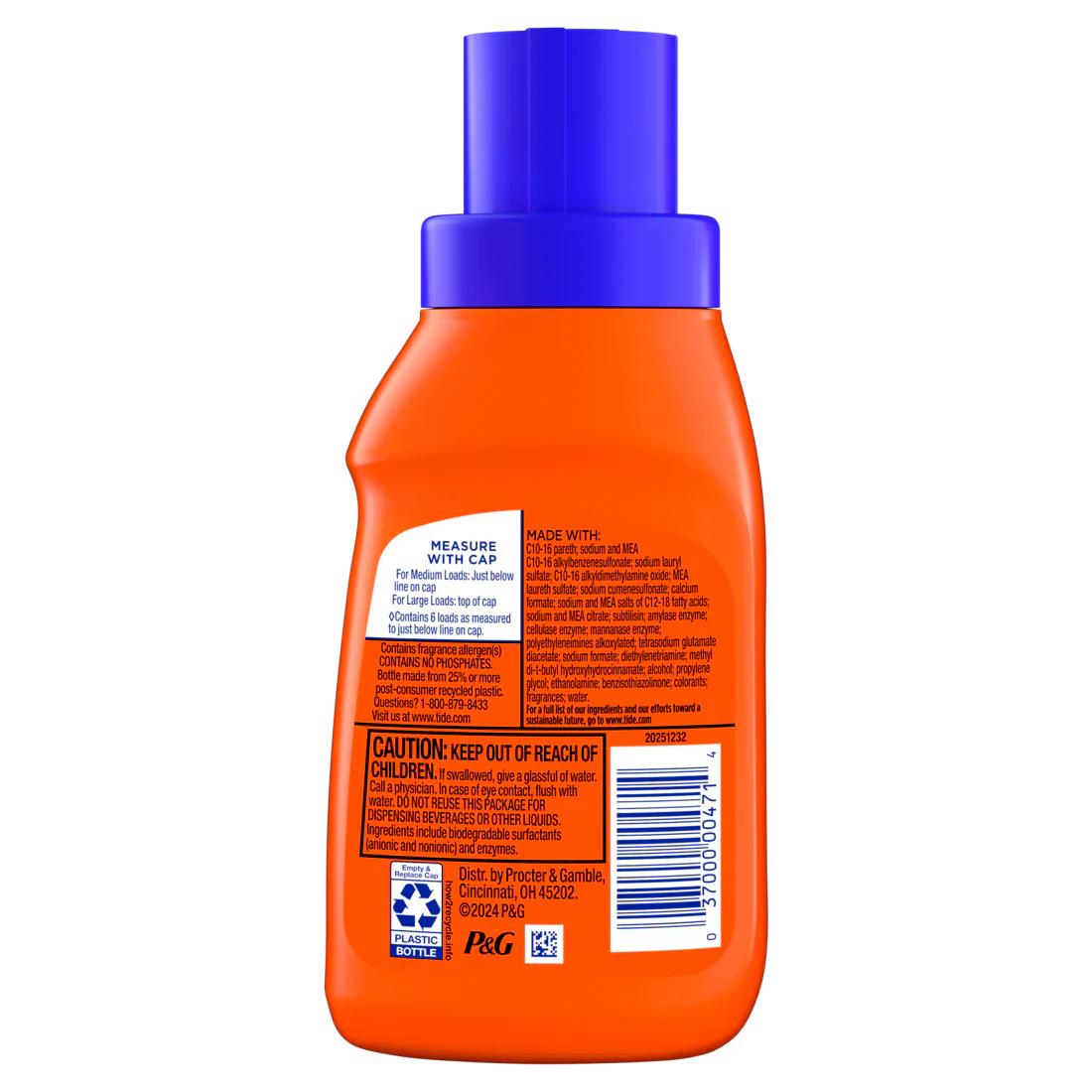 Tide Liq. 2X Original 6-loads - 10oz/12pk - A1 WHOLESALE LLC wholesale supplier Aonecostumer