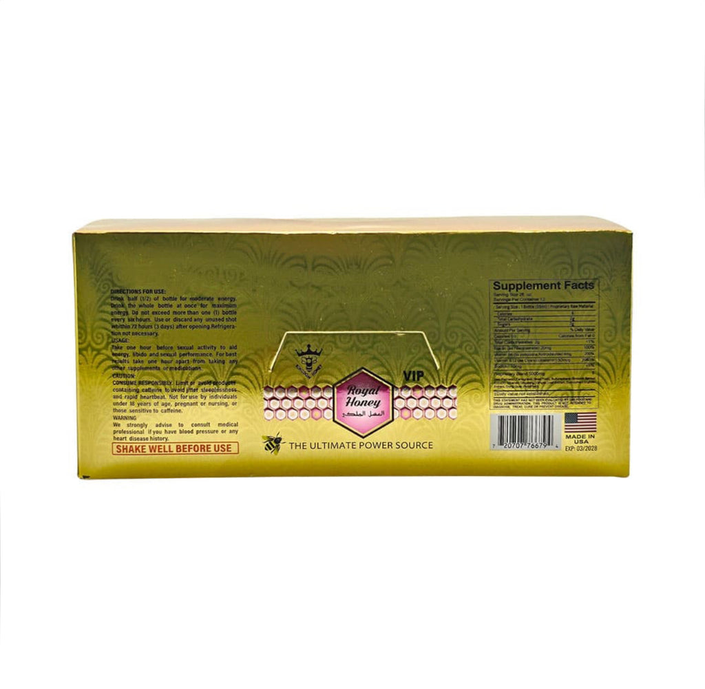 Royal Honey Liquid Shot For Him (12 ct.) - VIP honey store wholesale supplier Aonecostumer