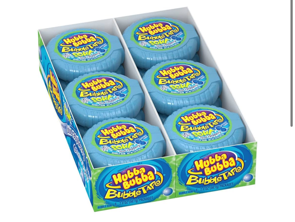 Hubba Bubba Bubble Tape Blue Raspberry 6-2Oz - My Store wholesale supplier Aonecostumer