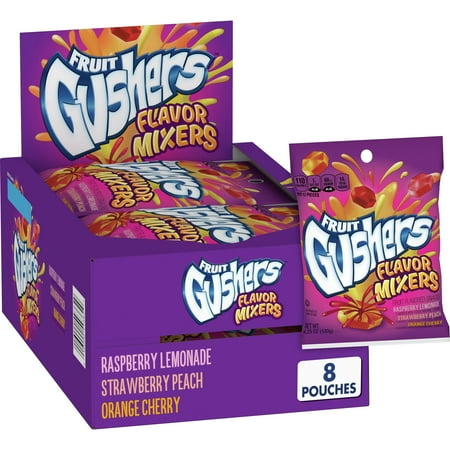 Fruit Gushers, Flavor Mixers Fruit Flavored snacks- Naturally Flavored Raspberry - My Store wholesale supplier Aonecostumer