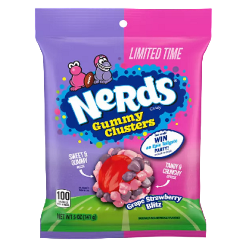 Nerds Clusters Grape + Strawberry – 3 oz bag - My Store wholesale supplier Aonecostumer