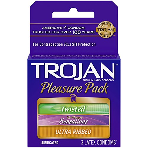 TROJAN Condom Pleasure Pack 3s 6 Per Package - Family Planning TROJAN wholesale supplier Aonecostumer