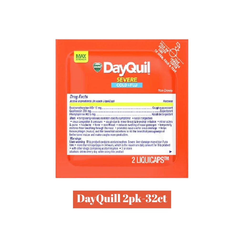 DayQuil Cols & Flu Caplets 2pk- 32ct - A1 WHOLESALE LLC wholesale supplier Aonecostumer