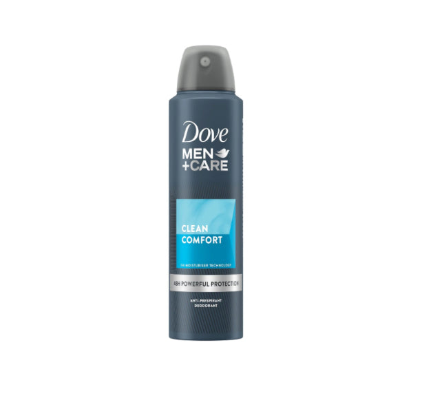 Dove DEO Body Spray Clean Comfort for Men - 150ml/6pk - A1 WHOLESALE LLC wholesale supplier Aonecostumer