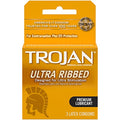 TROJAN Condom Ribbed 3s 6 Per Package - Family Planning TROJAN wholesale supplier Aonecostumer