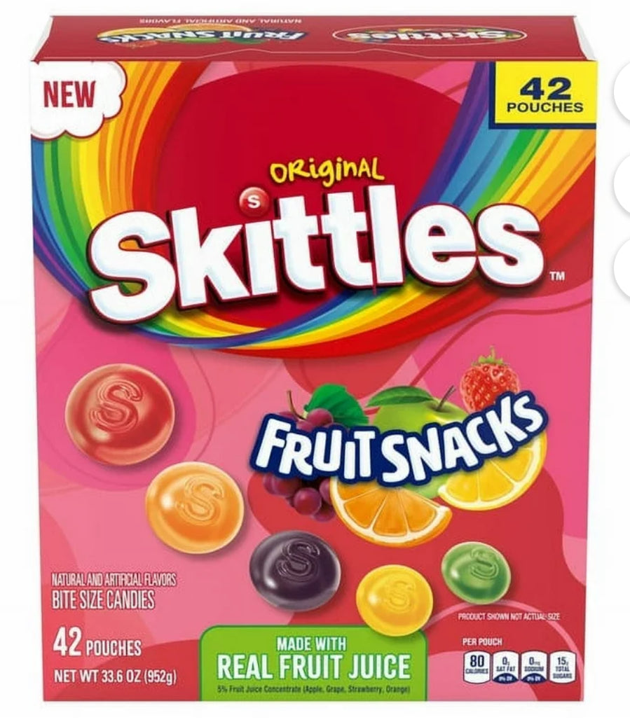 Original Skittles Fruit Snacks 42 Pouch - City Plus Cash N Carry wholesale supplier Aonecostumer