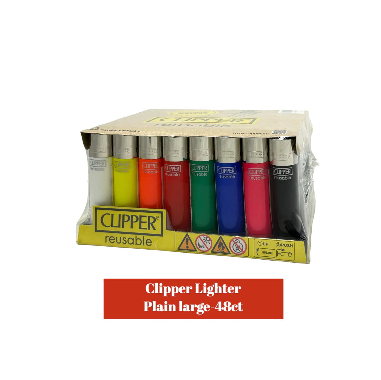 Clipper Lighters Plain Large- 48ct - A1 WHOLESALE LLC wholesale supplier Aonecostumer