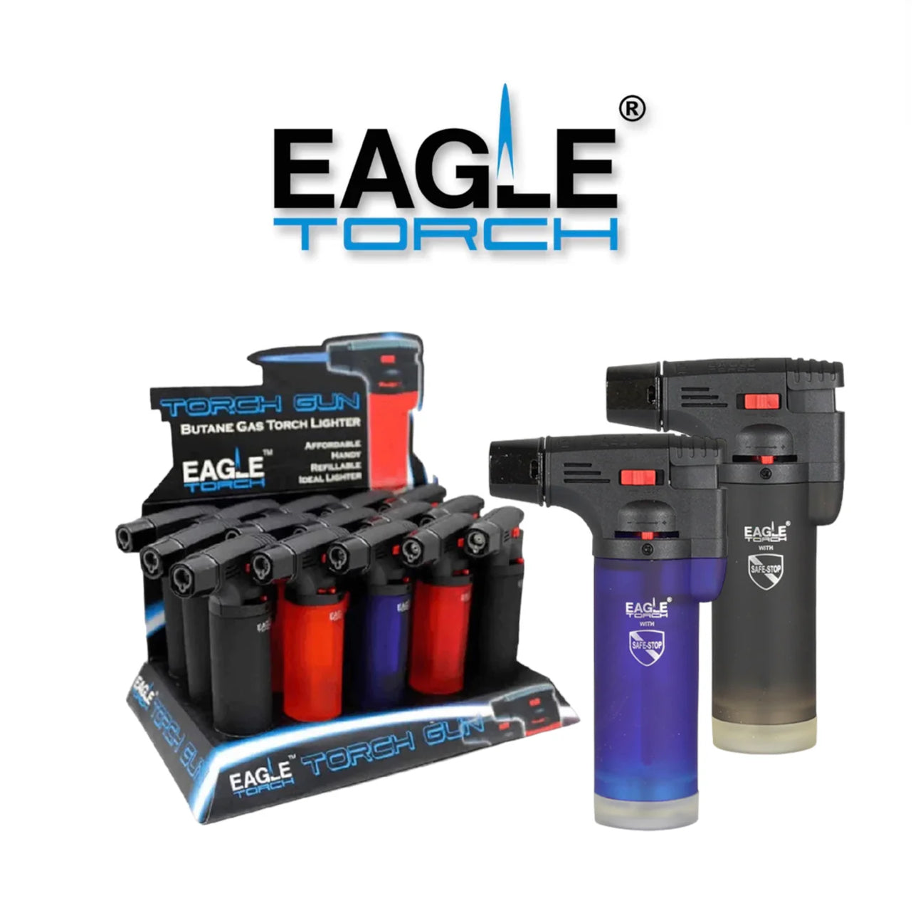 Eagle Torch PT101U Gun Lighter Display 15ct - A1 WHOLESALE LLC wholesale supplier Aonecostumer