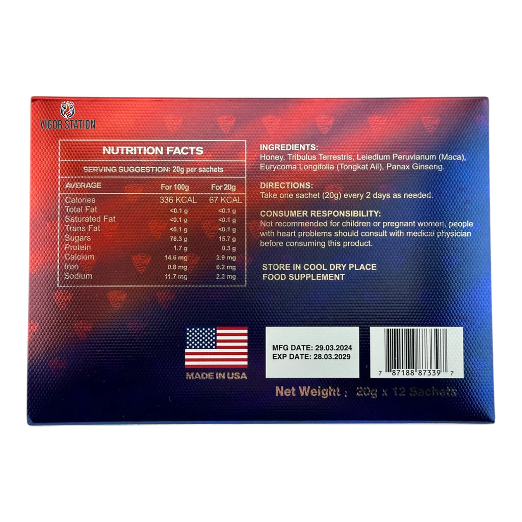 American Men Royal Honey 12 Pack - Vitalhoneyus wholesale supplier Aonecostumer