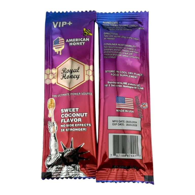 American Men Royal Honey 12 Pack - Vitalhoneyus wholesale supplier Aonecostumer