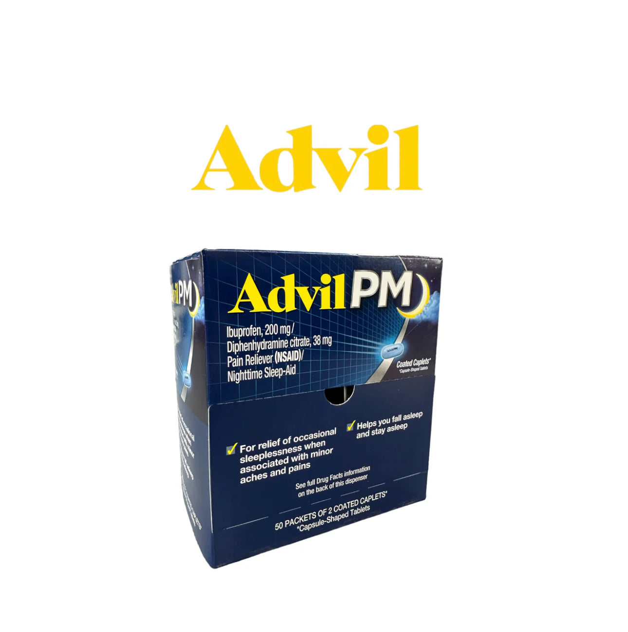 Advil PM Caps 2pk- 50ct - A1 WHOLESALE LLC wholesale supplier Aonecostumer