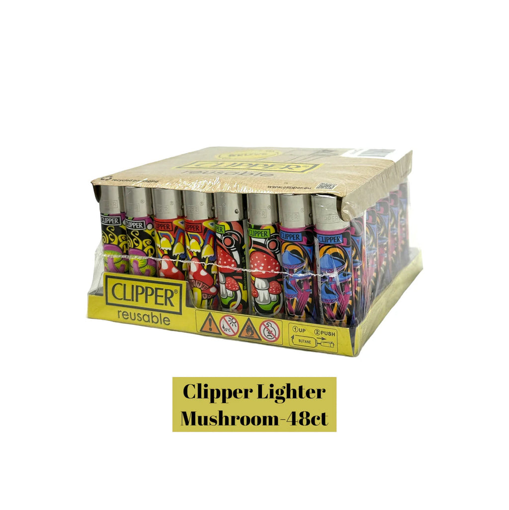 Clipper Lighter Mushroom 48ct - A1 WHOLESALE LLC wholesale supplier Aonecostumer