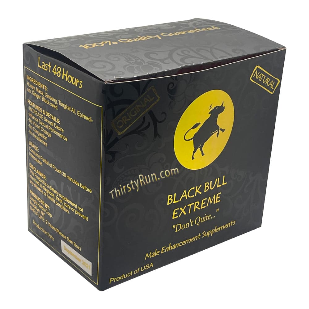 Black Bull Extreme Don't Quit Royal Honey – 12 Pouches x 22 Grams - Honey My Store wholesale supplier Aonecostumer