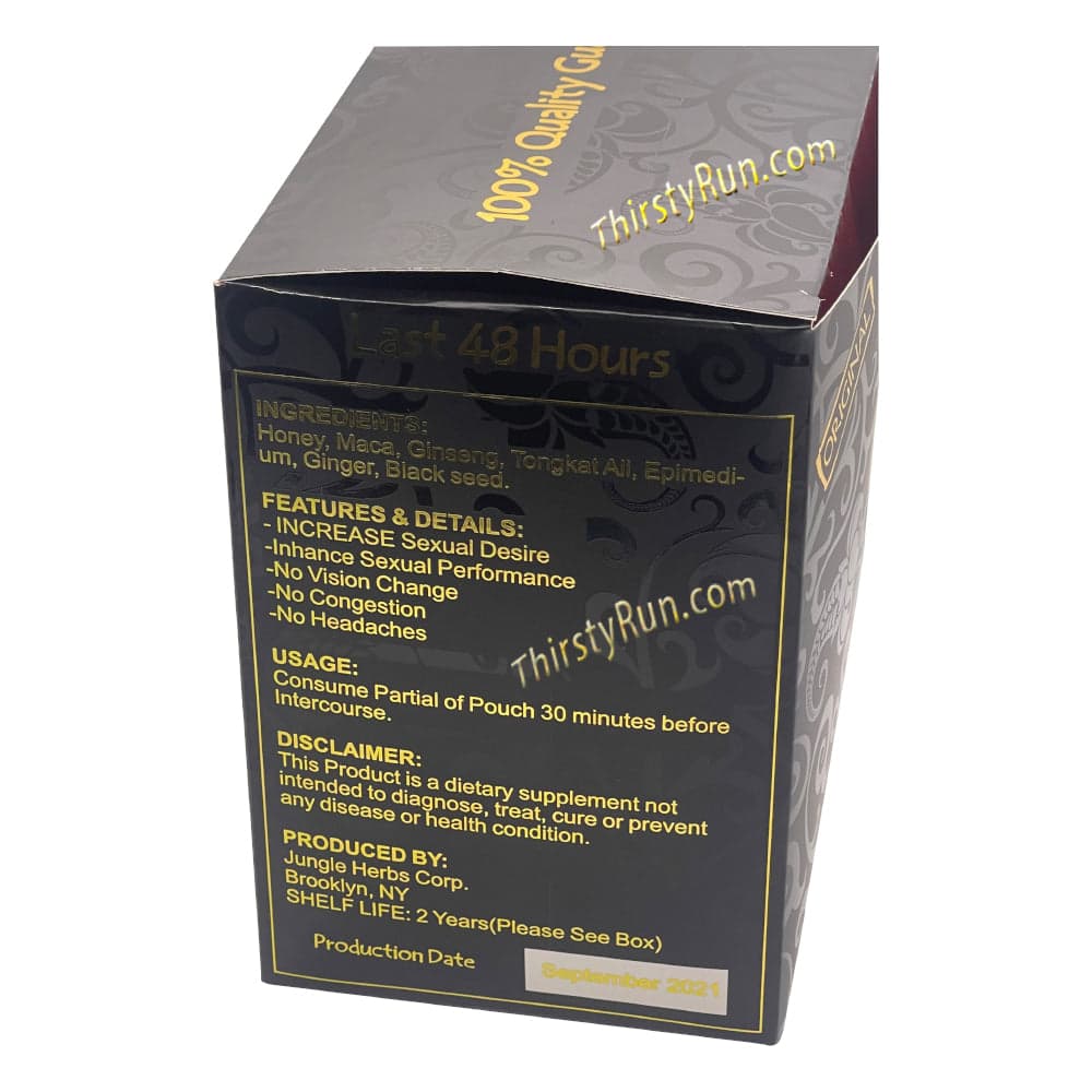 Black Bull Extreme Don't Quit Royal Honey – 12 Pouches x 22 Grams - Honey My Store wholesale supplier Aonecostumer
