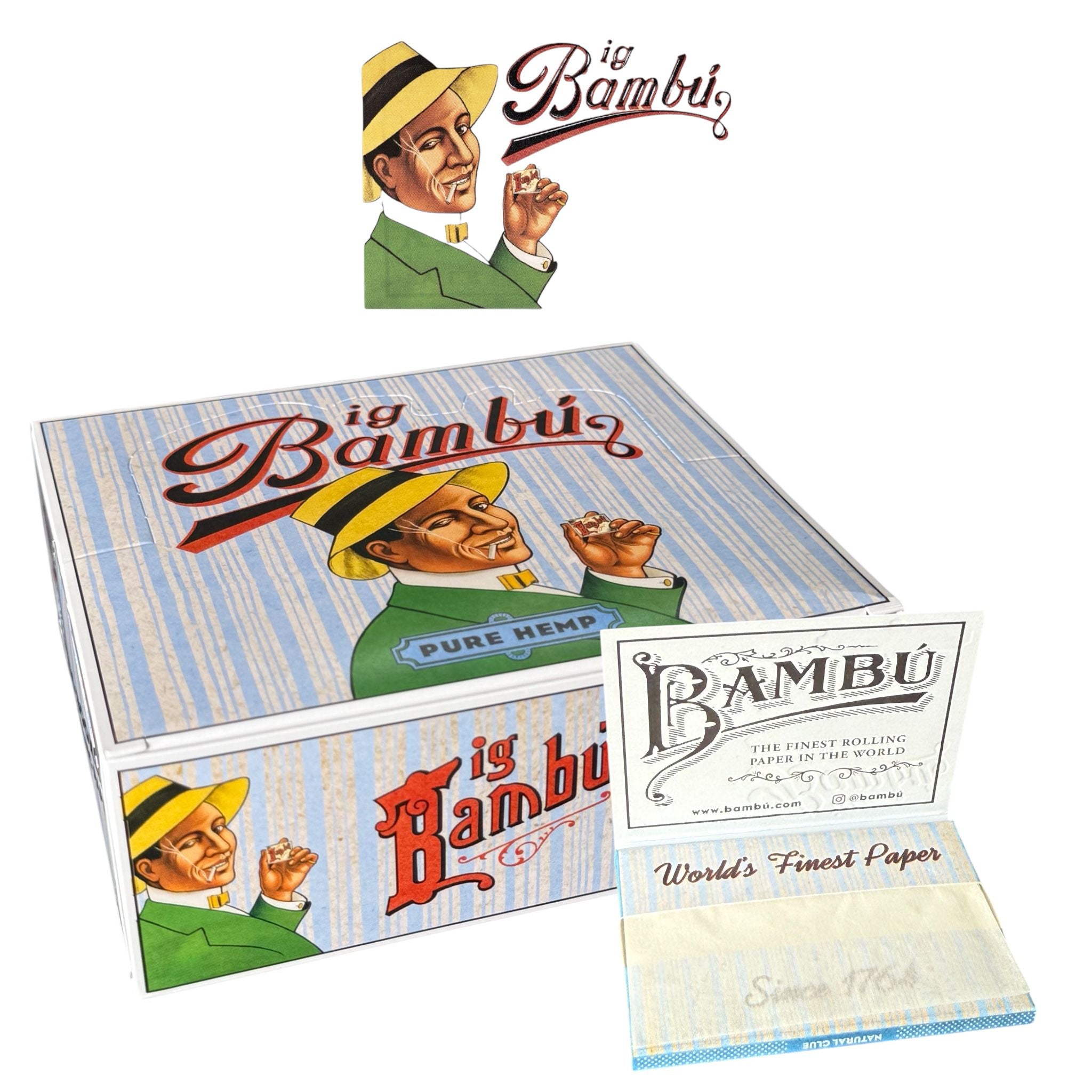 Big Bambu Pure King-50ct - Rolling Papers Big Bambu wholesale supplier Aonecostumer