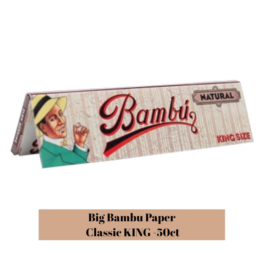 Big Bambu Paper Classic King-50ct - Rolling Papers Big Bambu wholesale supplier Aonecostumer