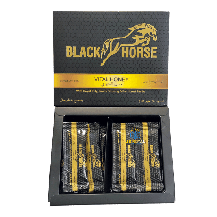 Black Horse Royal Honey – 24 Packs x 10 Grams - Honey Black Horse wholesale supplier Aonecostumer