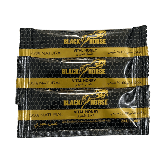 Black Horse Royal Honey – 24 Packs x 10 Grams - Honey Black Horse wholesale supplier Aonecostumer