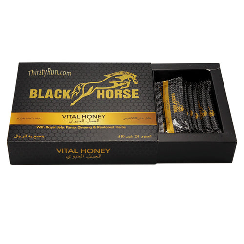 Black Horse Royal Honey – 24 Packs x 10 Grams - Honey Black Horse wholesale supplier A1 main