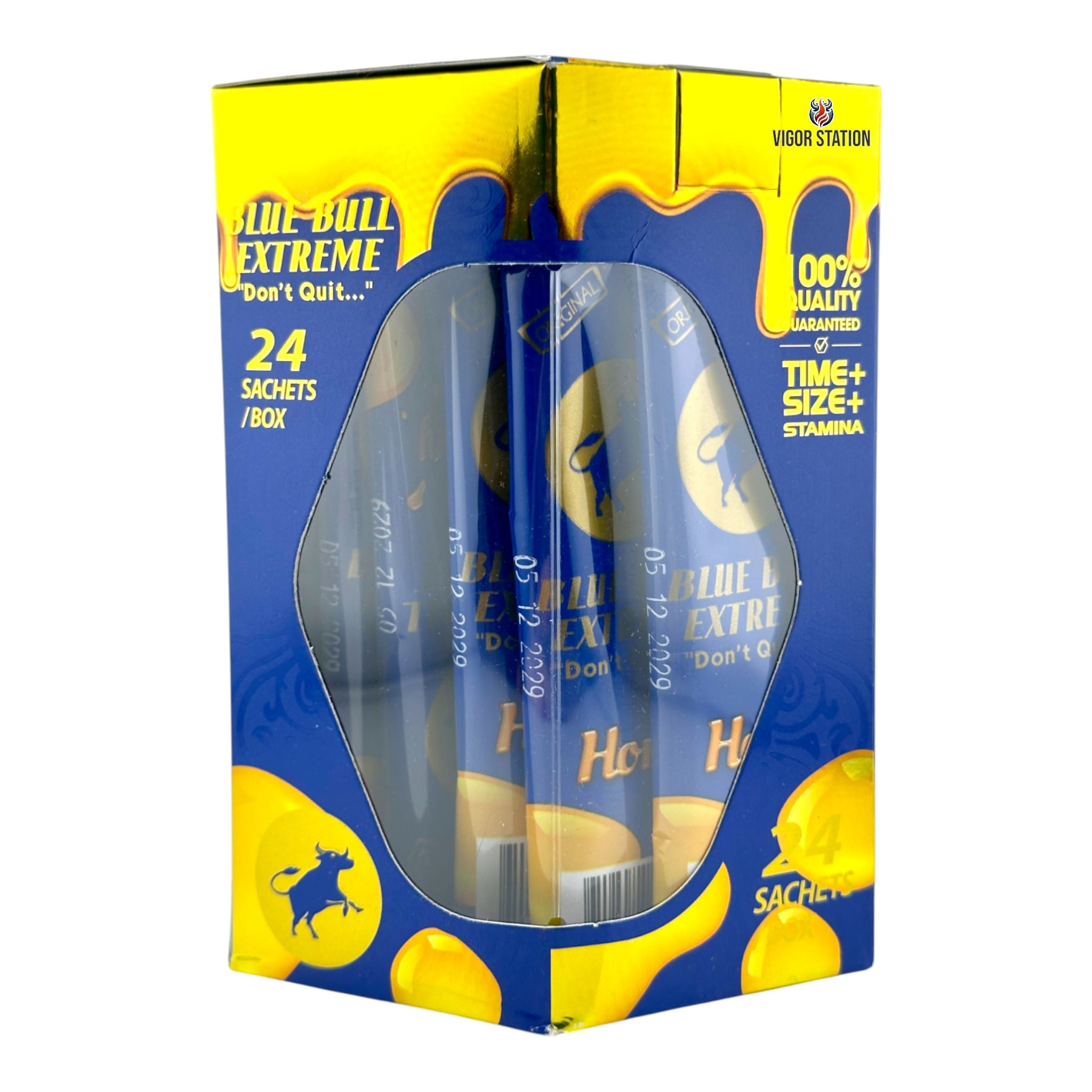 Blue Bull Honey – 24 Pack - Honey Packs Blue Bull Honey wholesale supplier Aonecostumer