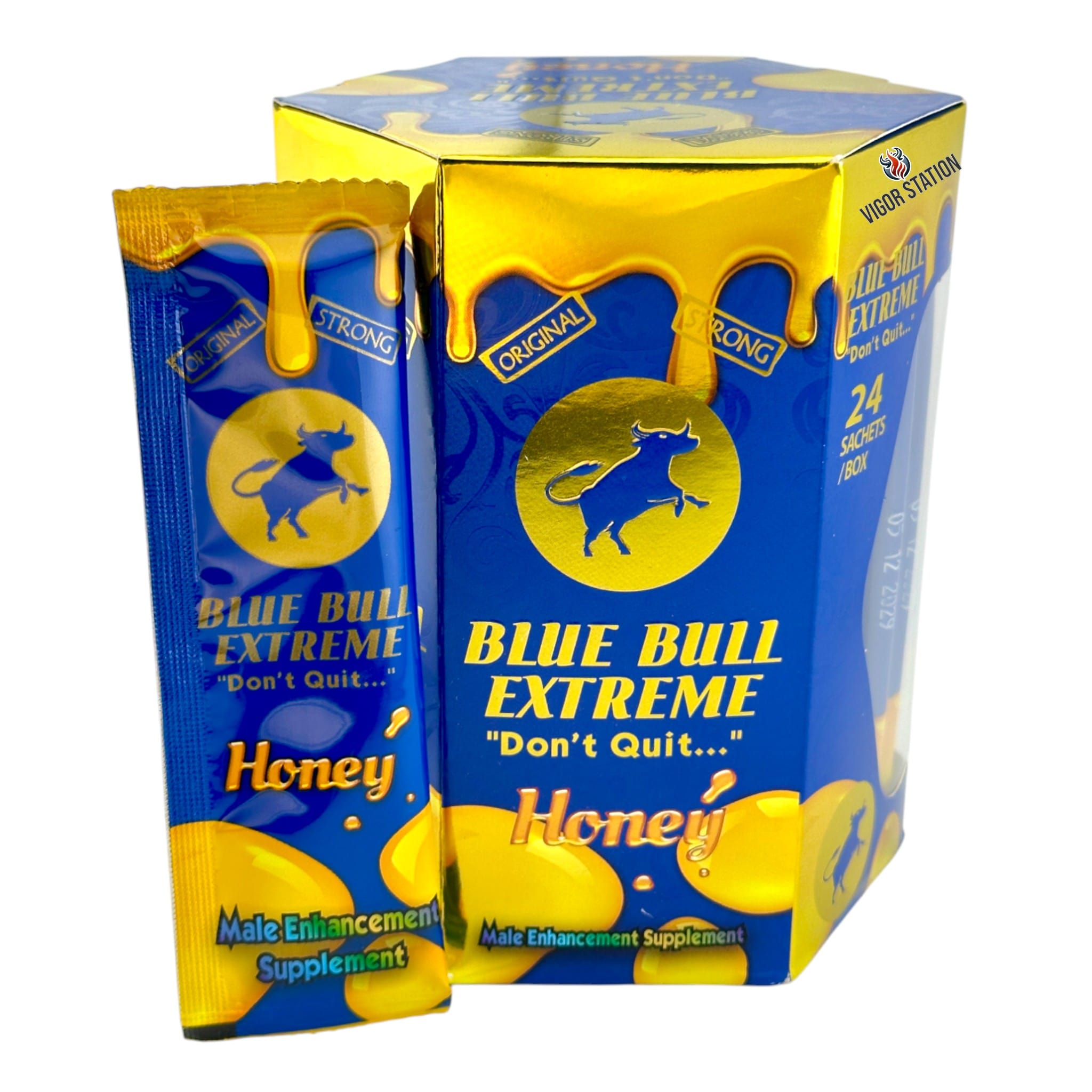 Blue Bull Honey – 24 Pack - Honey Packs Blue Bull Honey wholesale supplier Aonecostumer