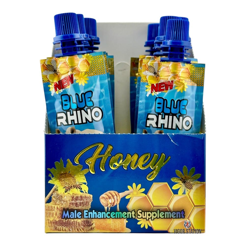 Blue Rhino Honey – 12 Pouches - Honey Packs Rhino wholesale supplier Aonecostumer