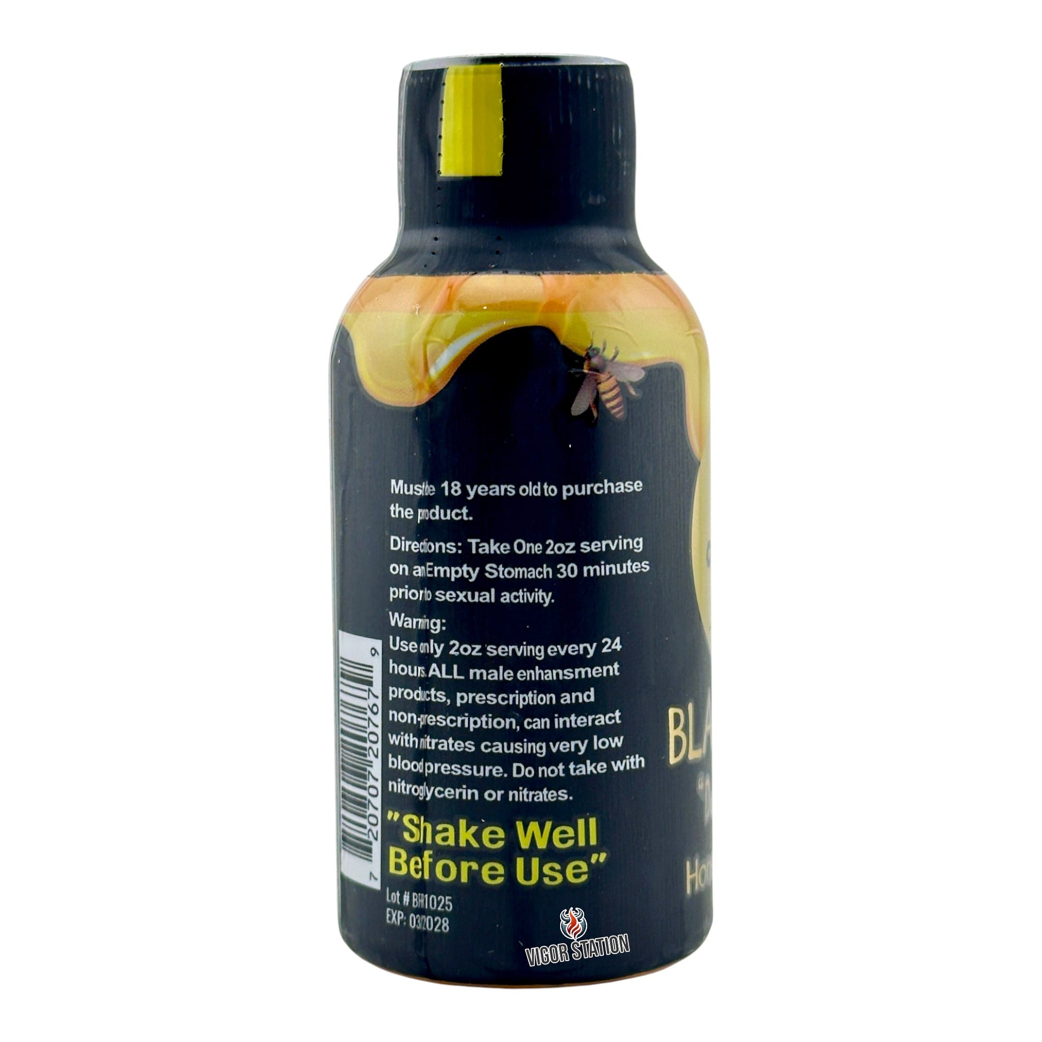 Black Bull Liquid Shot – 2oz - Liquid Shots Black Bull Honey wholesale supplier Aonecostumer