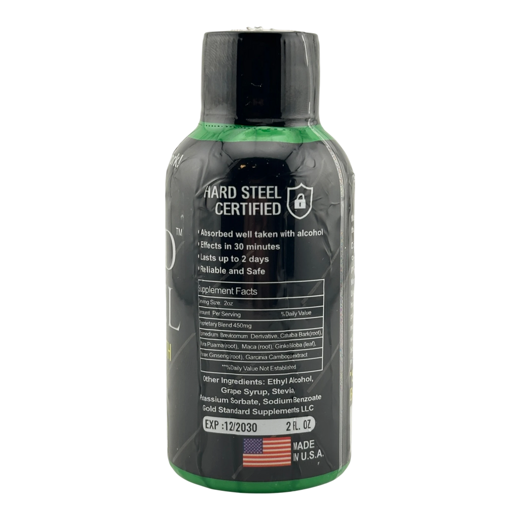 Hard Steel Liquid Shot – 2oz - Liquid Shots Hard Steel wholesale supplier Aonecostumer