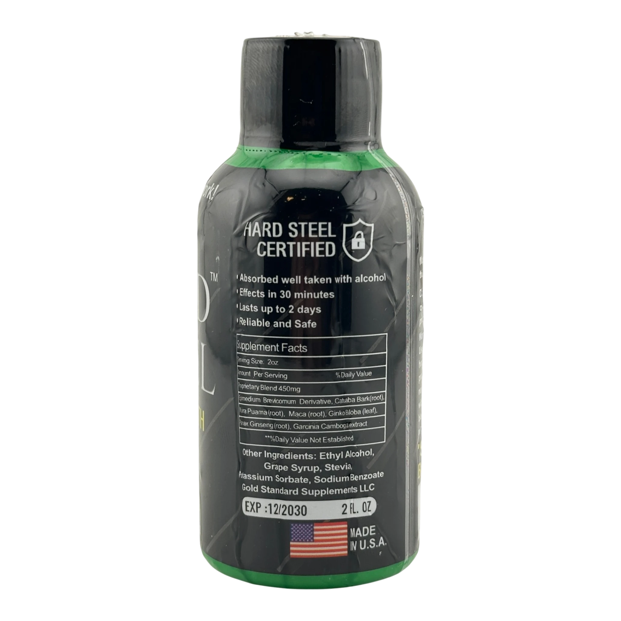 Hard Steel Liquid Shot – 2oz - Liquid Shots Hard Steel wholesale supplier Aonecostumer