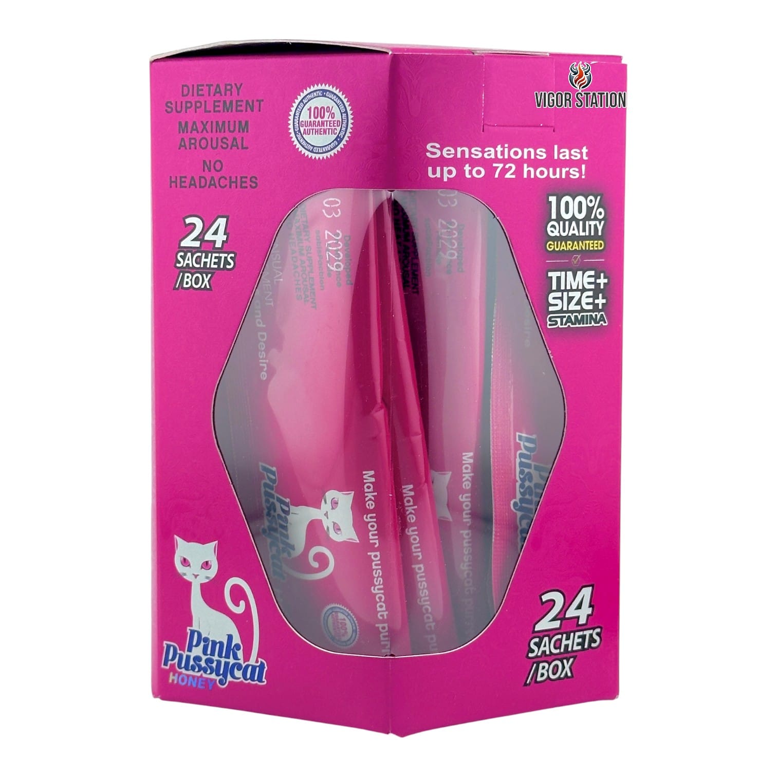 Pink Pussycat Honey – 24 Pack - Honey Packs Pink Pussycat wholesale supplier Aonecostumer