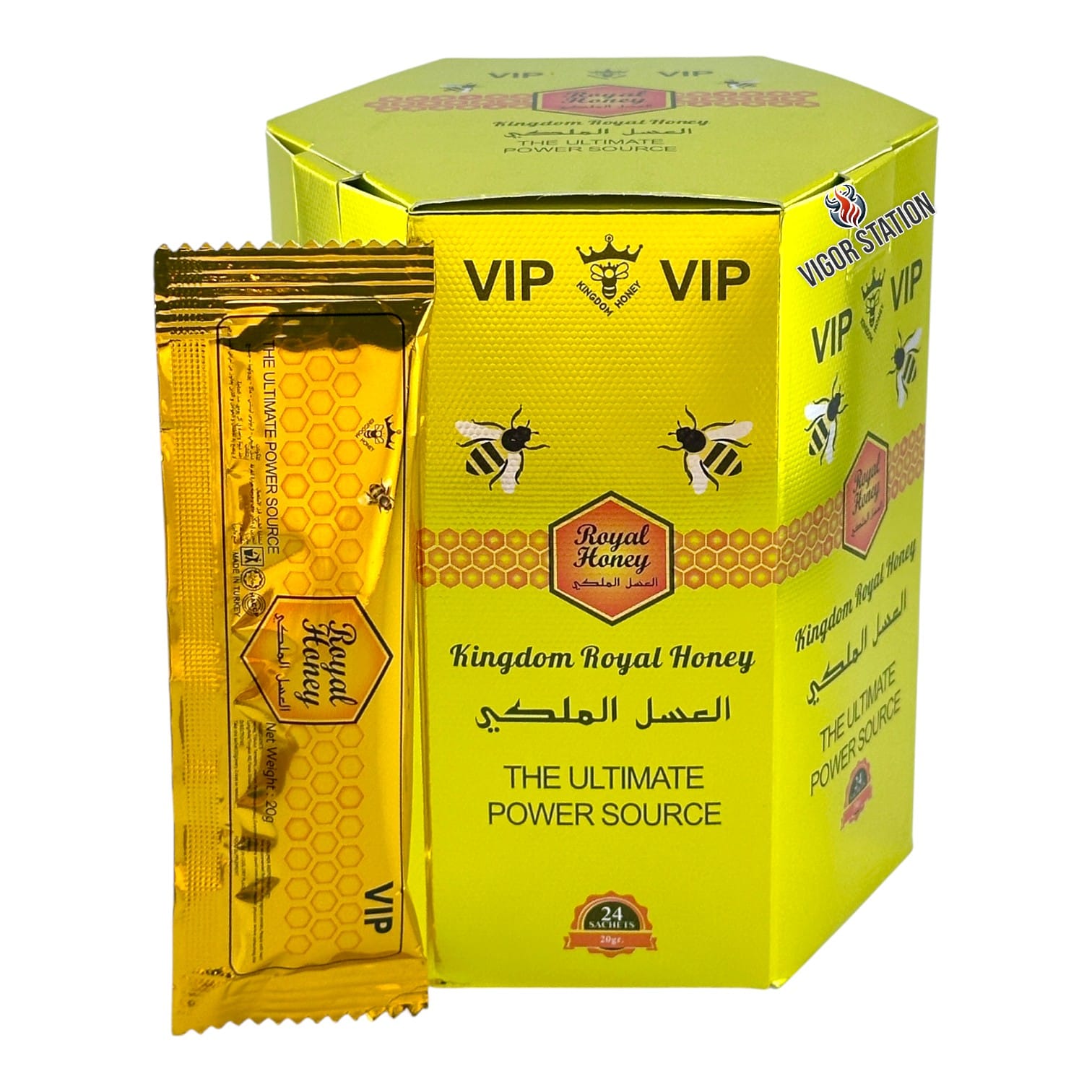 Royal Honey – 24 Pack - Honey Packs Royal Honey wholesale supplier Aonecostumer
