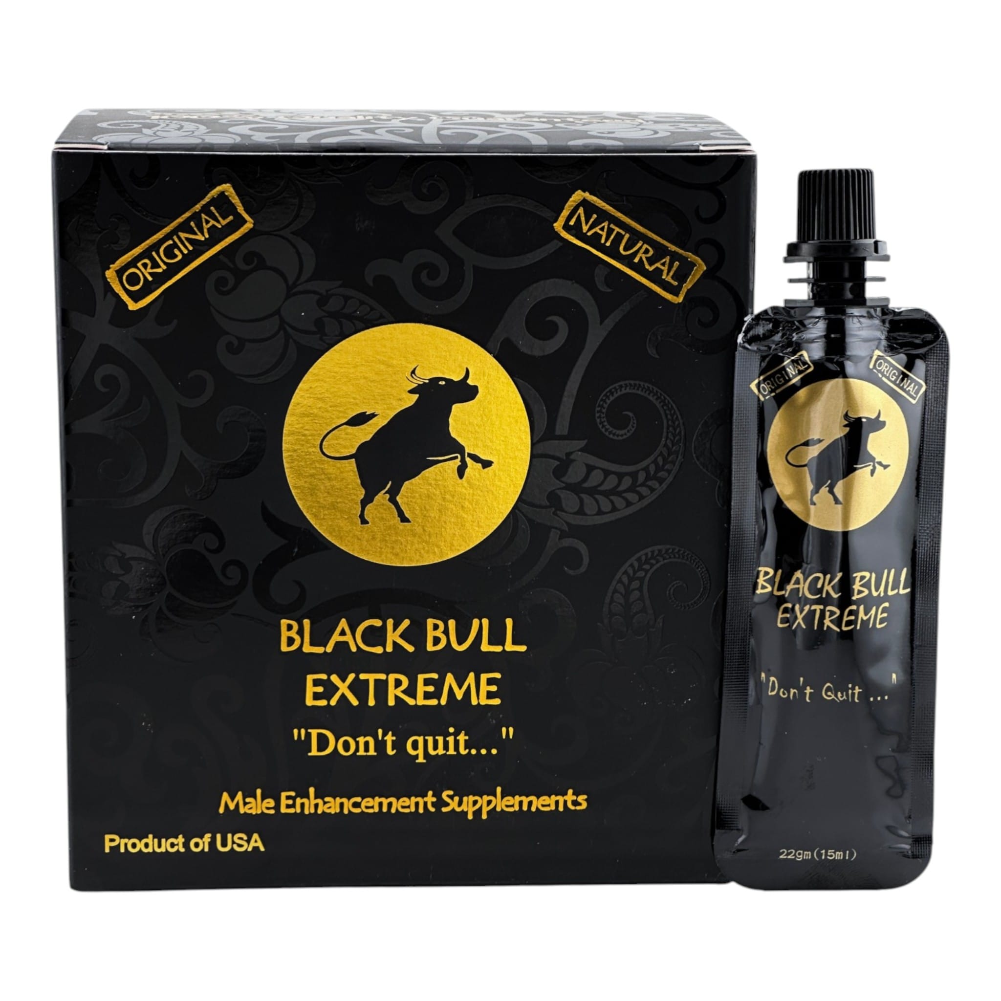 Black Bull Extreme Honey – 12 Pouches - Honey Packs Black Bull Honey wholesale supplier Aonecostumer