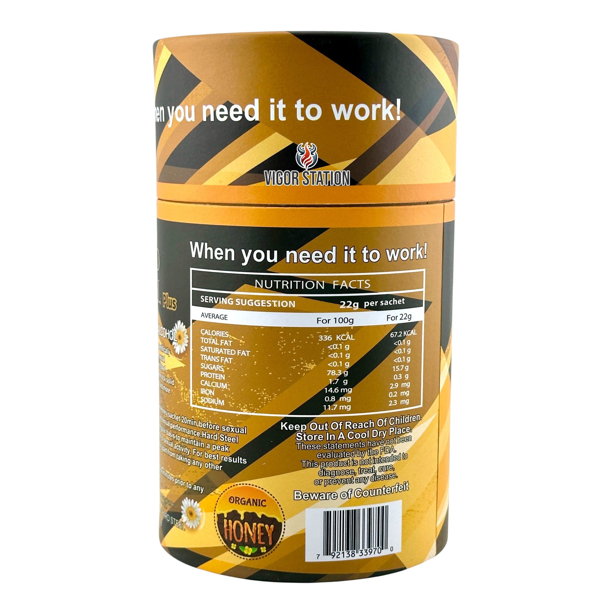 Gold Hard Steel Plus Honey – 30 Pack - Honey Packs Hard Steel wholesale supplier Aonecostumer