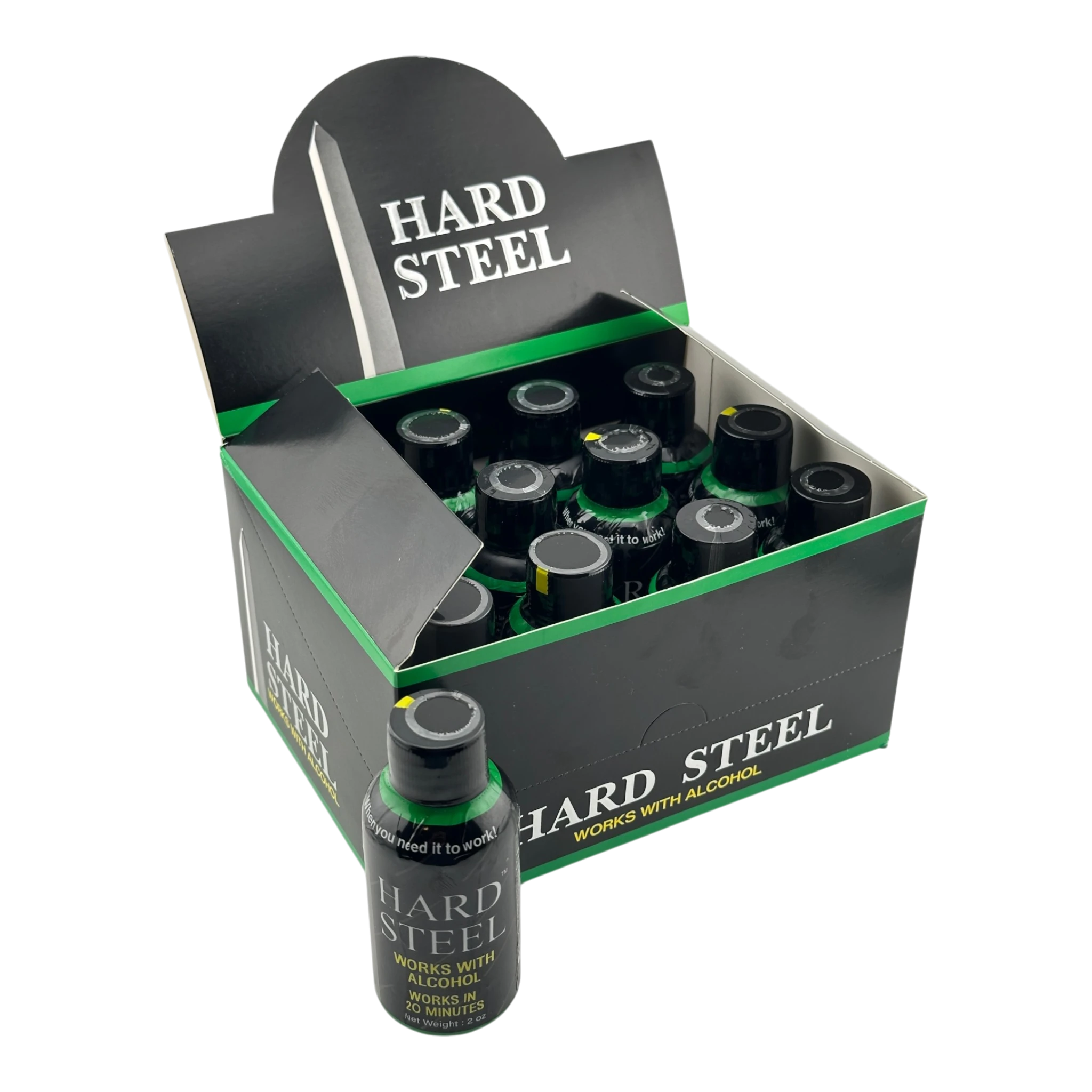 Hard Steel Liquid Shot – 2oz - Liquid Shots Hard Steel wholesale supplier Aonecostumer