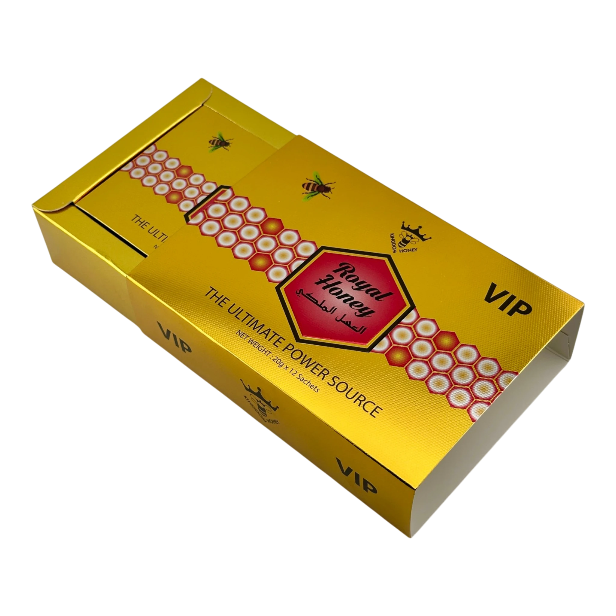 Royal Honey Packs – 12 Sachets (20g each) - Honey Packs Vigor Station wholesale supplier Aonecostumer