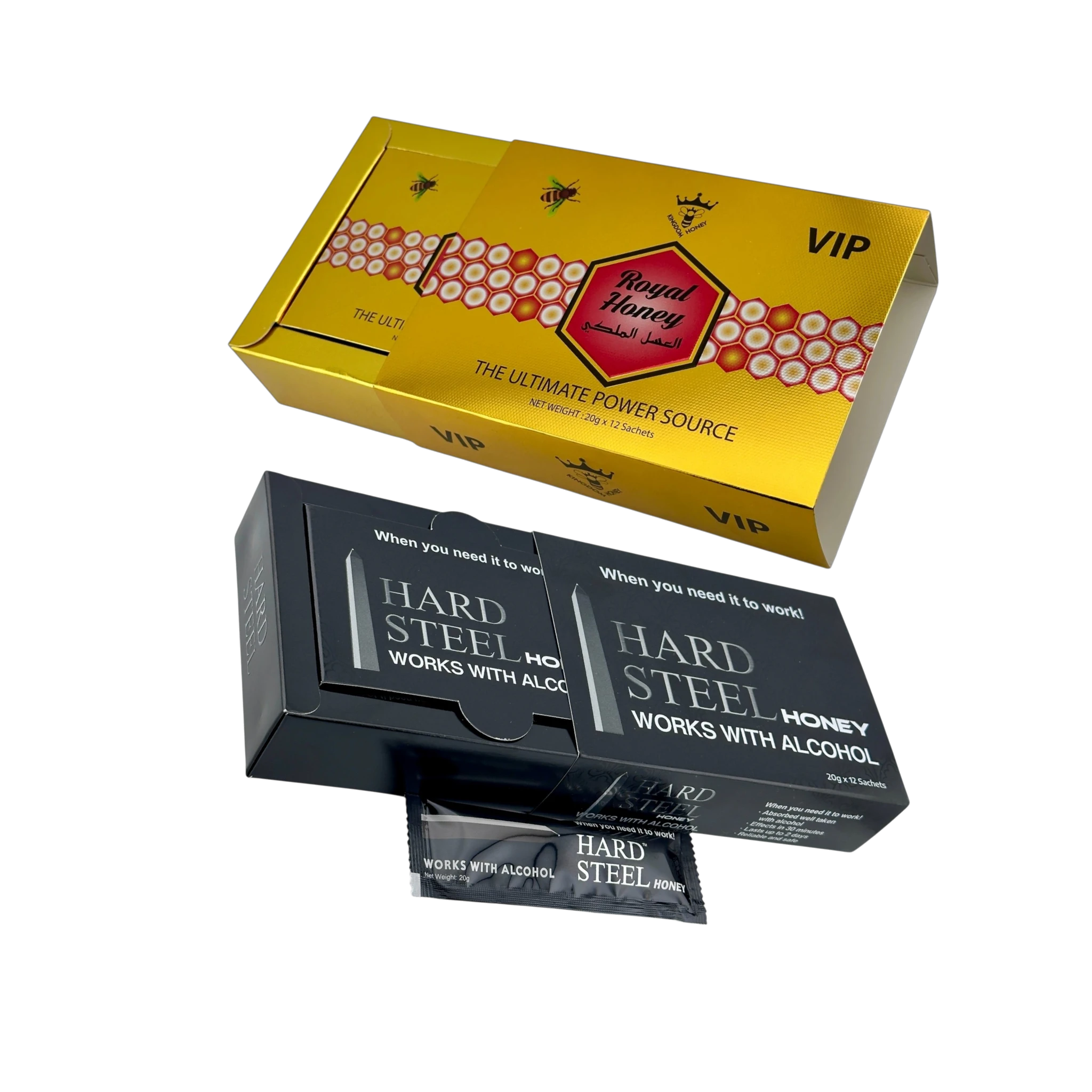 Royal Honey & Hard Steel Combo Pack - Honey Packs Hard Steel, Royal Honey wholesale supplier Aonecostumer