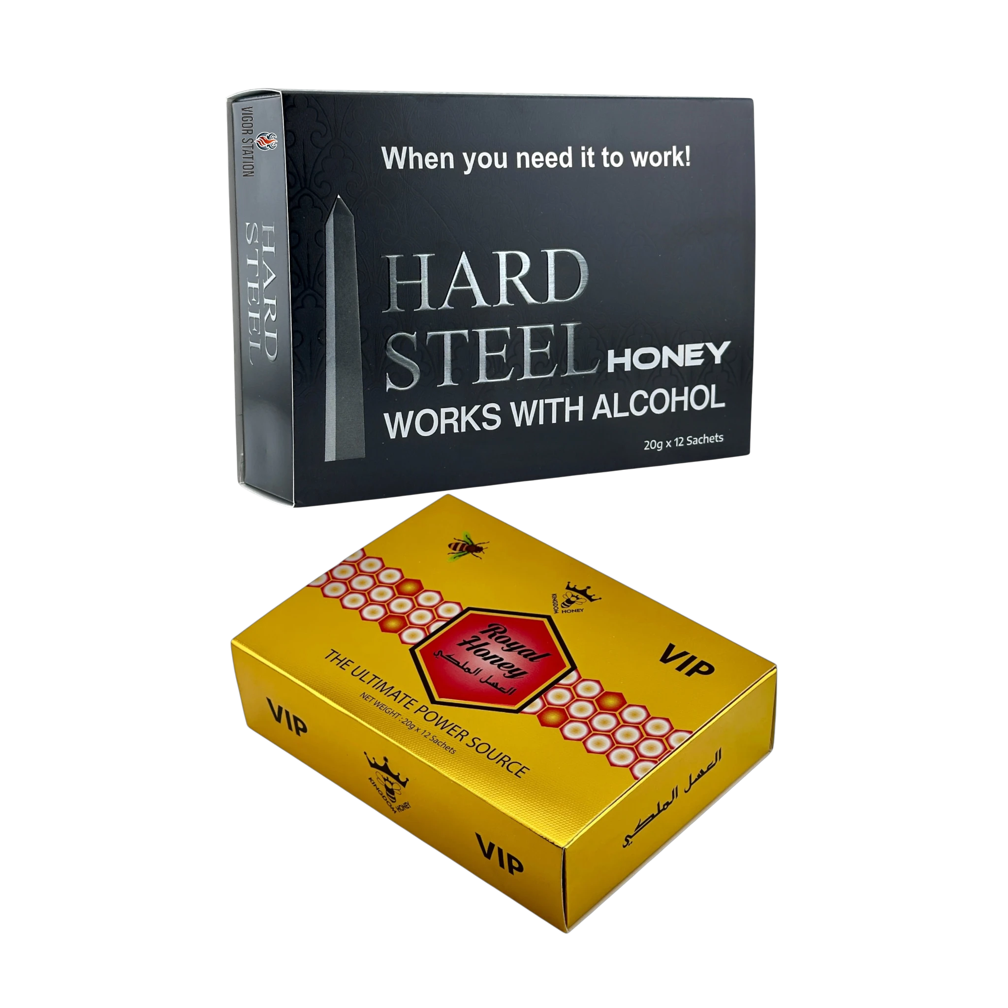Royal Honey & Hard Steel Combo Pack - Honey Packs Hard Steel, Royal Honey wholesale supplier Aonecostumer