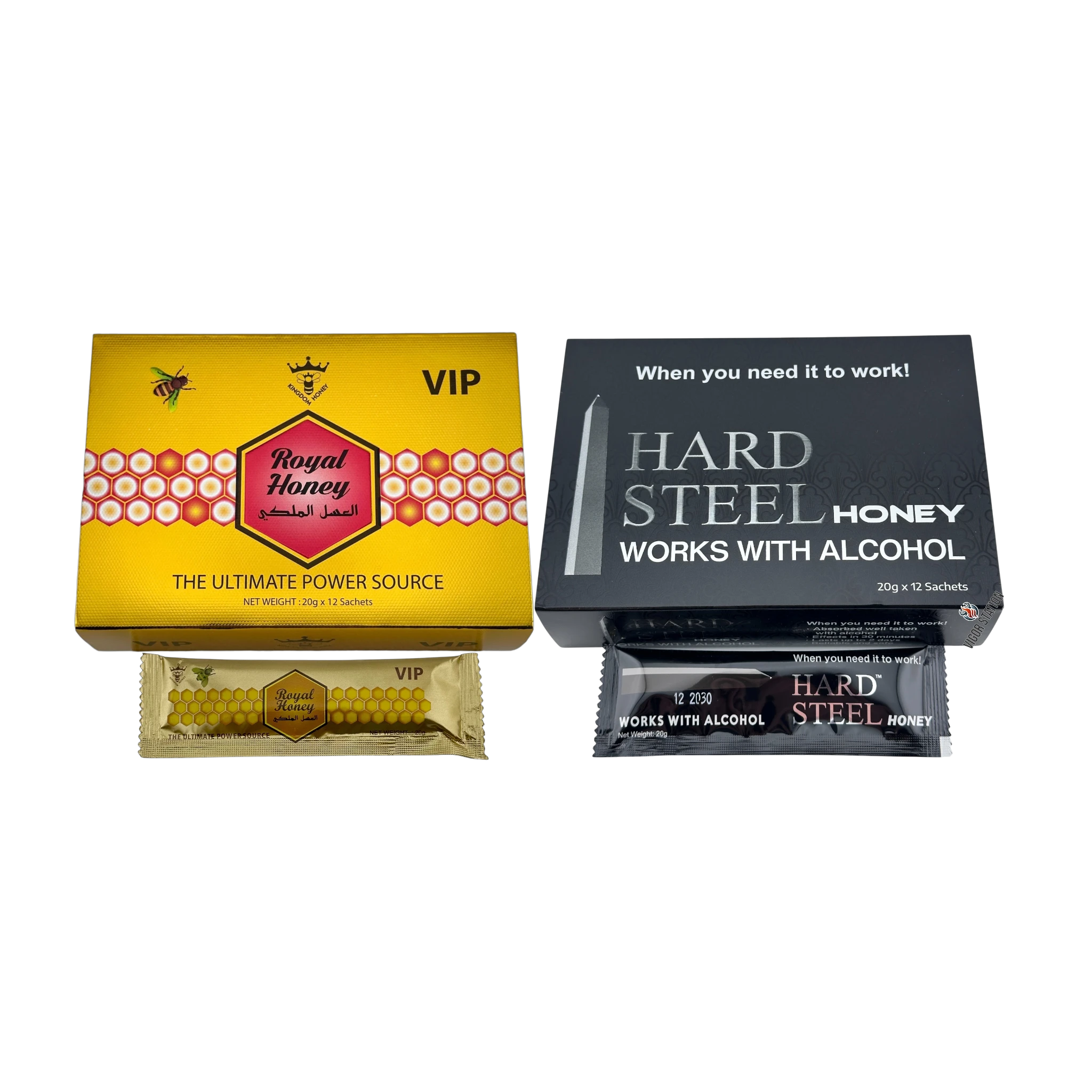 Royal Honey & Hard Steel Combo Pack - Honey Packs Hard Steel, Royal Honey wholesale supplier Aonecostumer