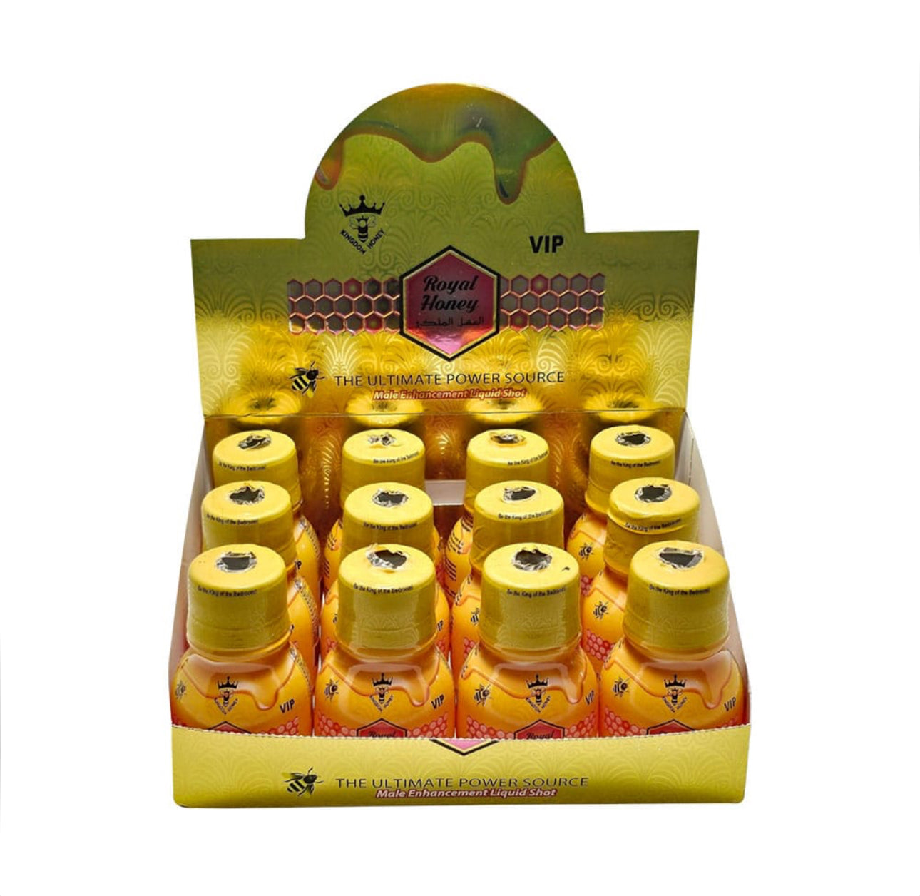 Royal Honey Liquid Shot For Him (12 ct.) - VIP honey store wholesale supplier Aonecostumer