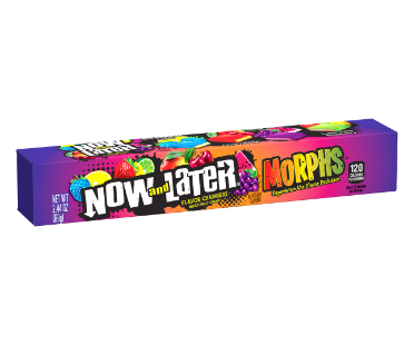 Now and Later Morphs Flavor-Changing Candy Bars, 2.44 oz — Singles, Multi-Packs & 24-Count Case