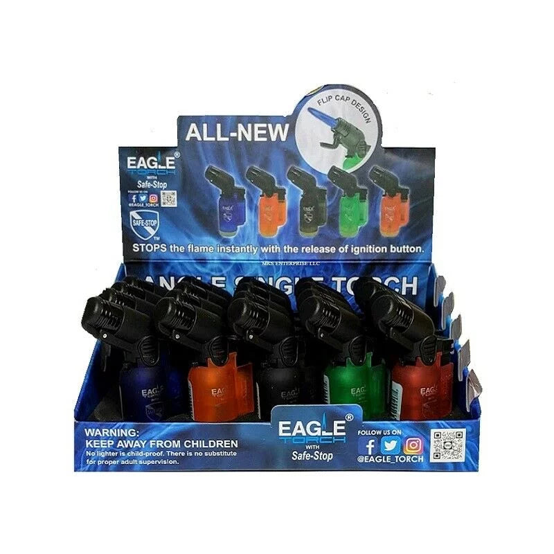Lighter Torch Eagle W/angle 20 Per Box - Lighters Eagle wholesale supplier Aonecostumer