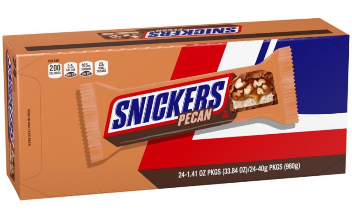 Snickers Pecan 24-1.41Oz - My Store wholesale supplier Aonecostumer