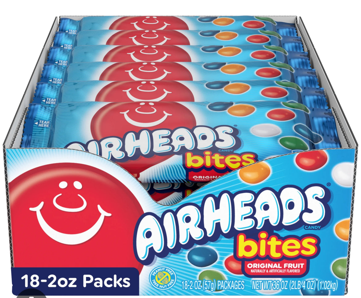 Airheads Bites Original 18-2Oz - My Store wholesale supplier Aonecostumer