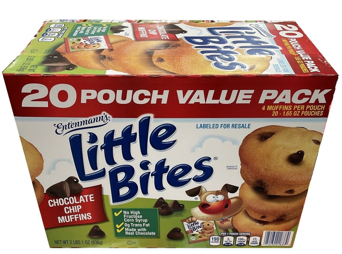 Little Bites Chocolate Chip Muffins 20pck - My Store wholesale supplier Aonecostumer